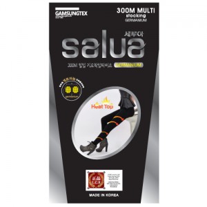 Let's Slim Salua 300M Multi Stocking Germanium 醫療型專利溶脂顆粒壓力瘦腿襪 *加厚版  (網站限定, 只限郵寄)