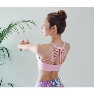 XEXYMIX Sports bra pink 梯型露背運動上衣 粉紅色 (網站限定, 只限郵寄) 